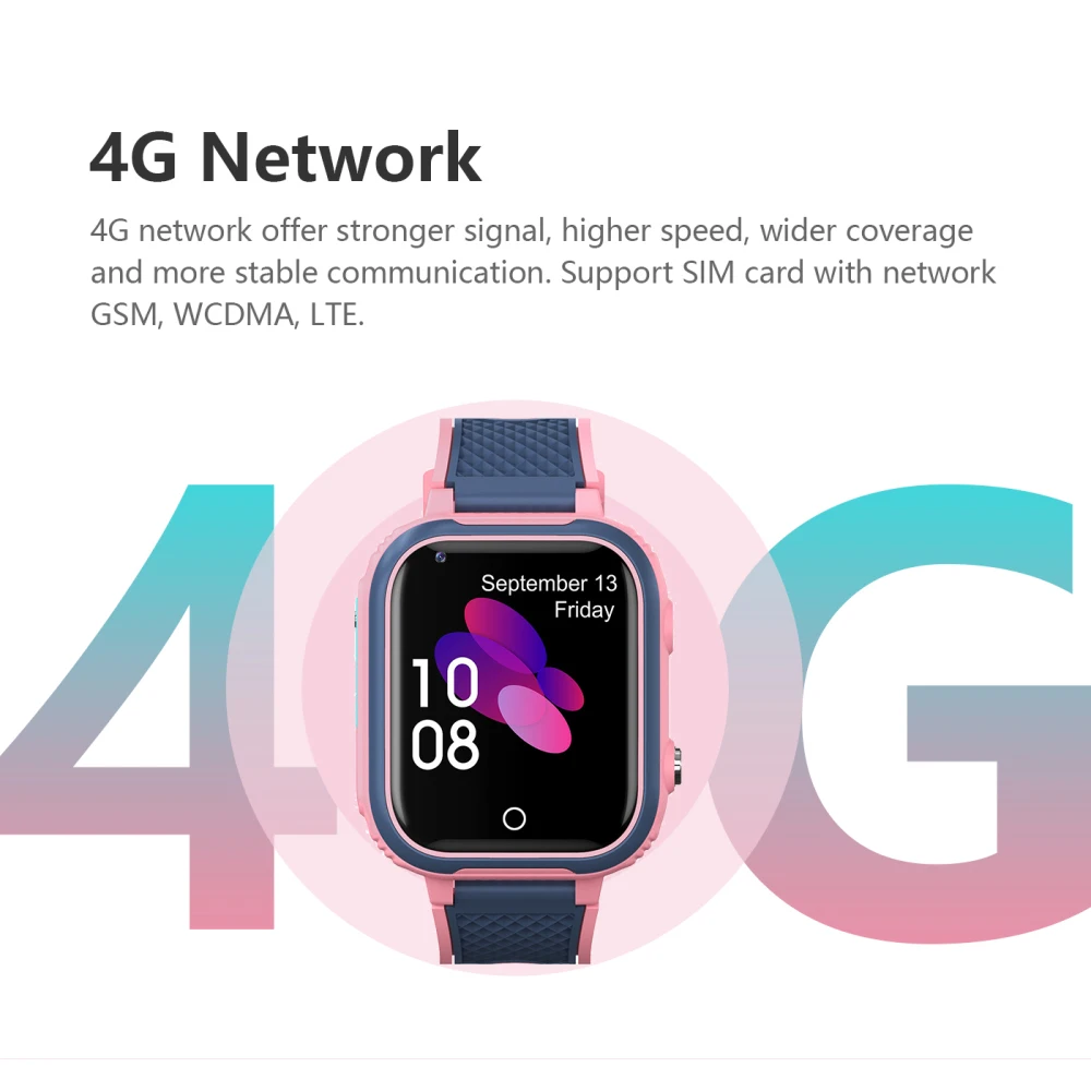 4G LT21 Детские Смарт-часы Wifi видео вызов 1 4 дюймов цифровой водонепроницаемый SOS GPS