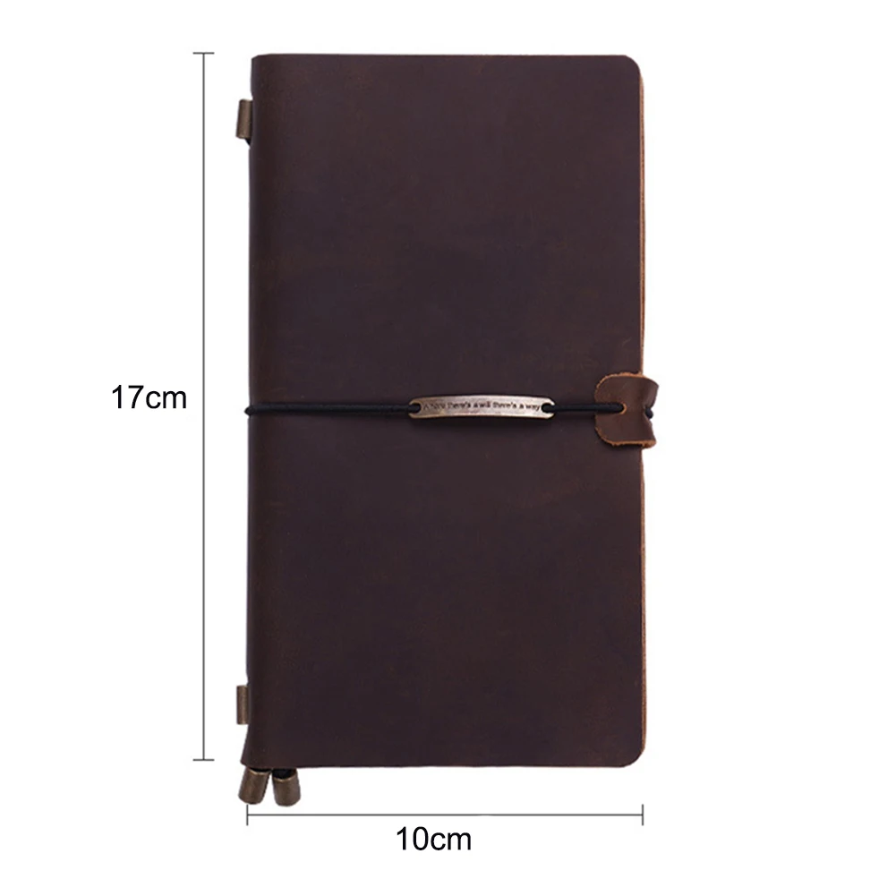 Винтажный дневник путешественника из натуральной кожи карманный подарок