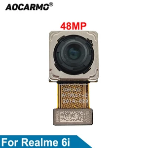 Aocarmo For Realme 6i Front Facing Camera Back Rear Primary Ultra Wide
Angle Lens Module Flex Cable Repair Parts