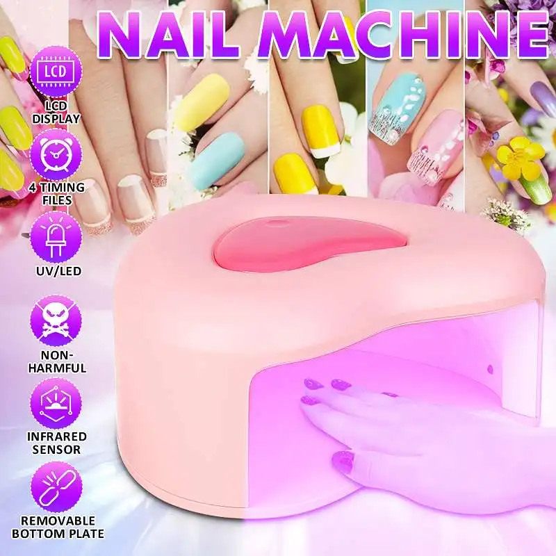 

Professional 220W Nail UV LED Lamp Manicure Apparatus Phototherapy Heart Love Manicure Lamp Quick Dry SUN M5 Nail Gel Dryer Lamp