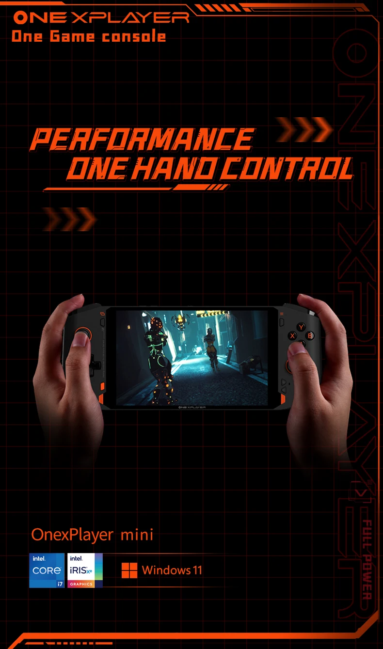 Портативная игровая консоль Mini OnexPlayer 7 дюймов портативный ПК мини-ноутбук UMPC Win10 11