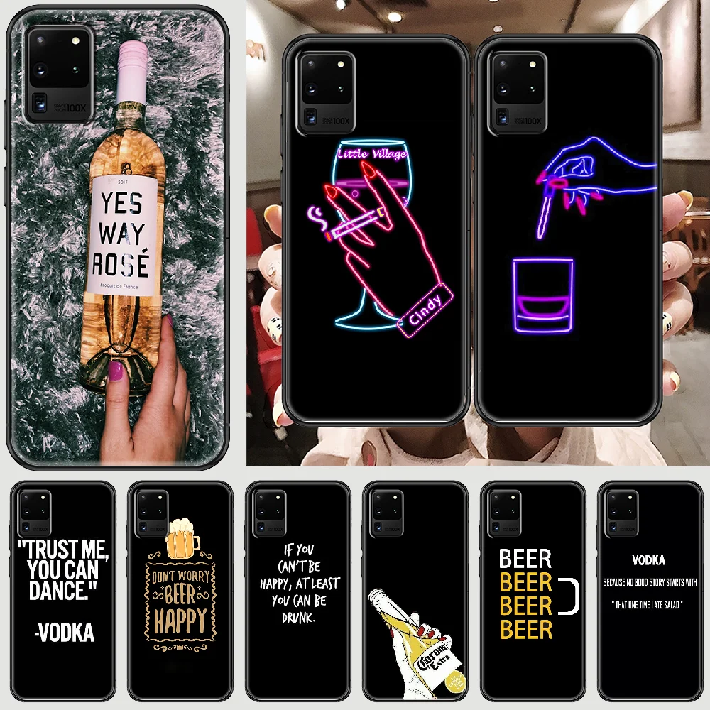 Чехол для телефона Samsung Galaxy Note 4 8 9 10 20 S8 S9 S10 S10E S20 Plus UITRA Ультрачерный роскошный из