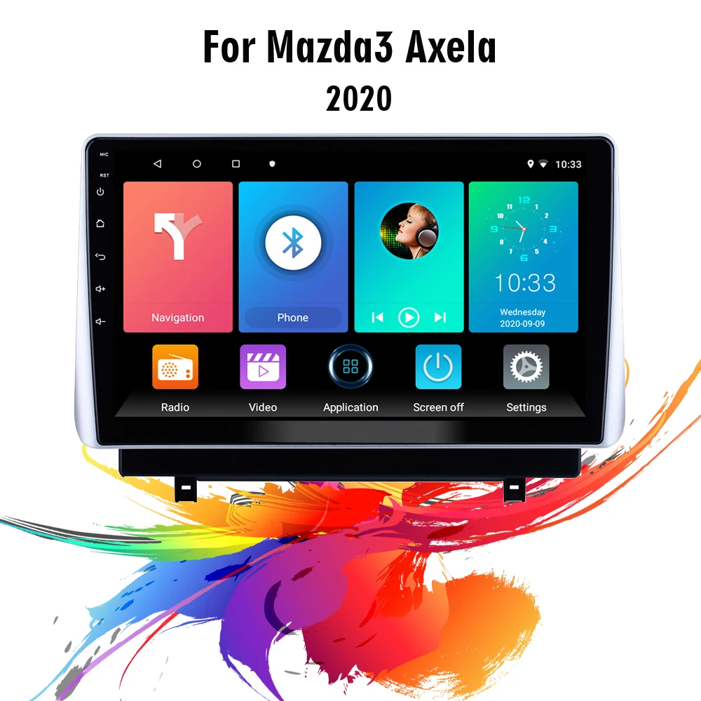 

Easteregs For Mazda 3 Axela 2020 2 din 10.1 Inch Car Radio Stereo WIFI GPS Navigation Multimedia Player Head Unit With Frame