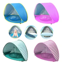 beach tent children waterproof sun awning tent pool uv protecting pool portable outdoor camping sun shade easy fold up