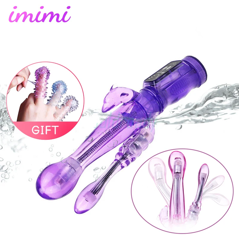 Эротический вибратор кролика G Spot женский силиконовый Стимулятор клитора