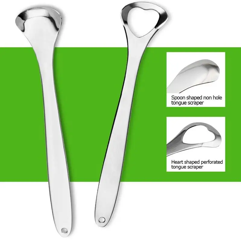 

1Pcs Tongue Scraper Cleaner Metal Cleaning Scraper Toothbrush And Tongue Women For Men Dental Tool Hygiene M4Y9