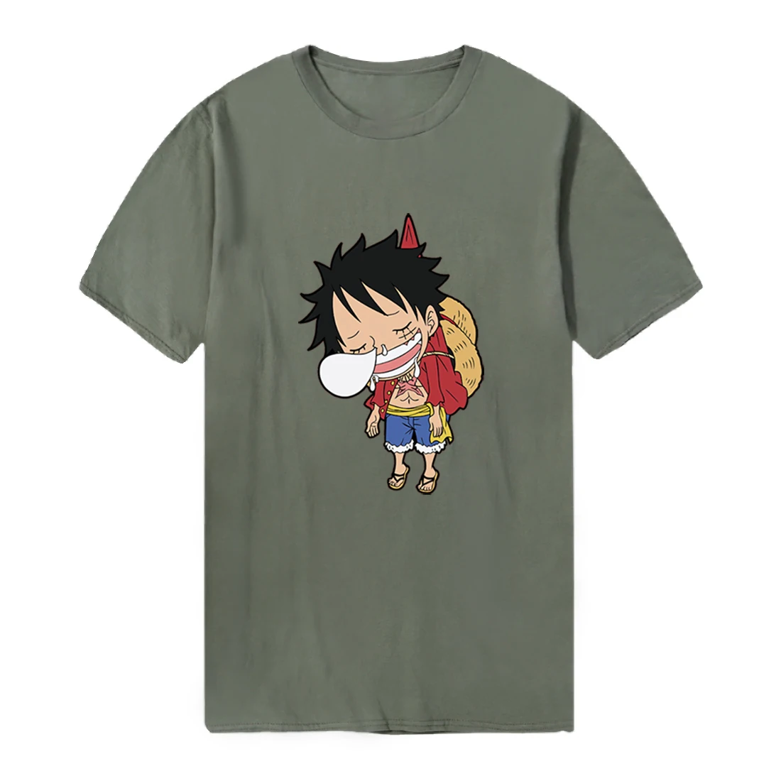 

Мужские цельные футболки Luffy в стиле Харадзюку, хлопковые футболки с круглым вырезом, 2020, уличные винтажные повседневные топы, мужские свобо...