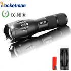 Светодиодный перезаряжаемый фонарик XML T6, фонафонарь 4000 люмен с аккумулятором 18650, мощные светодиодсветодиодный фонарики для кемпинга, походов