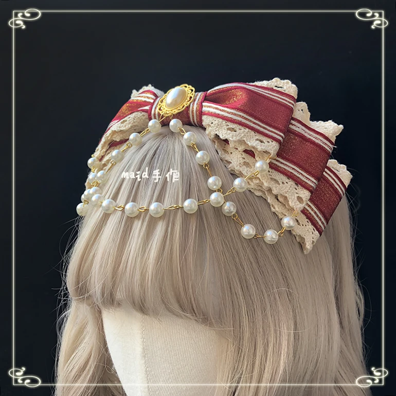 Новинка головной убор в стиле &quotЛолита&quot элегантная принцесса служанка ручная