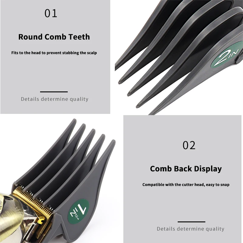 Профессиональная машинка для стрижки волос большой размер направляющая