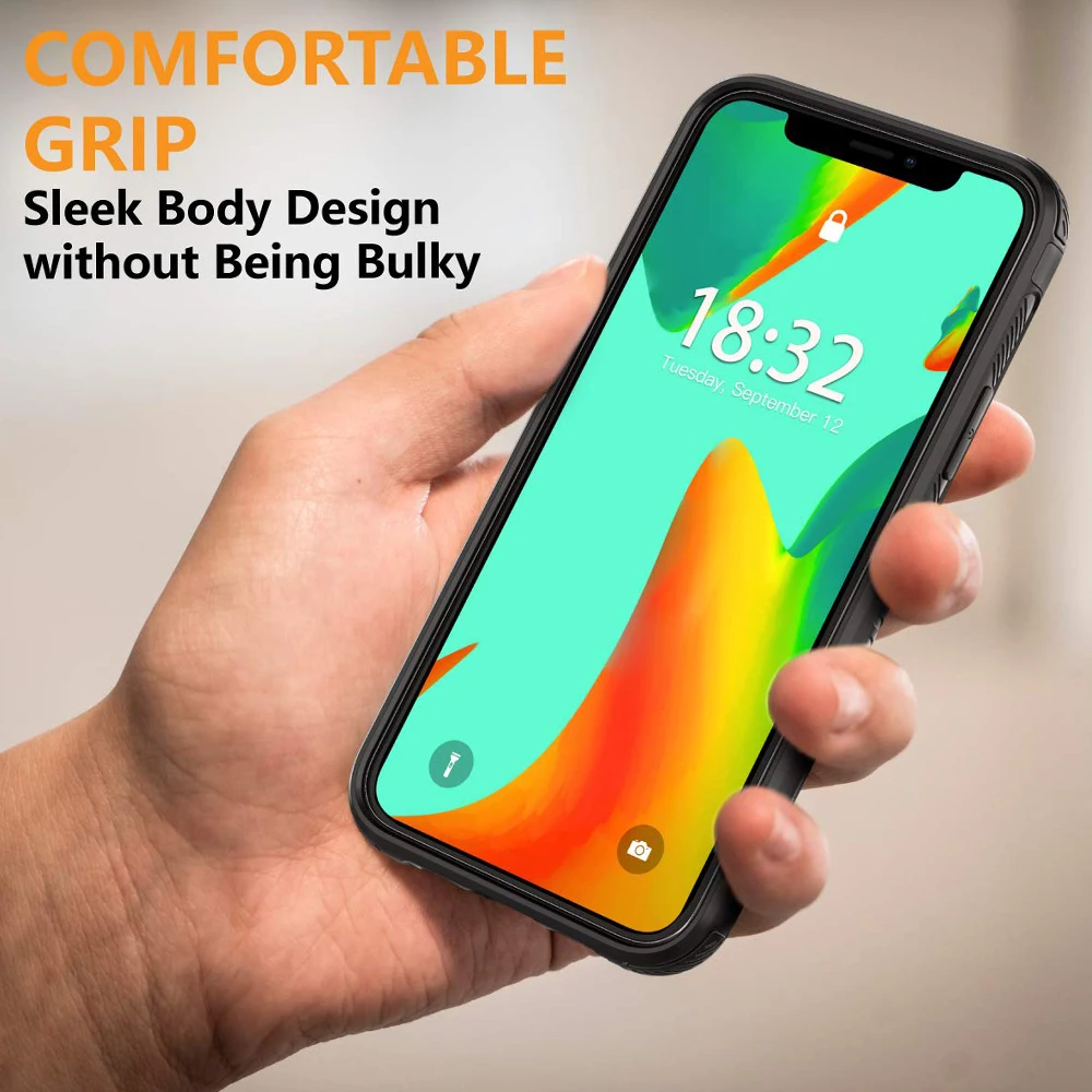 for iPhone 11 Pro Max 2019 Case Stylish Dual Layer Hard PC Back Full Body Protective Shockproof Slim Cover | Мобильные телефоны и