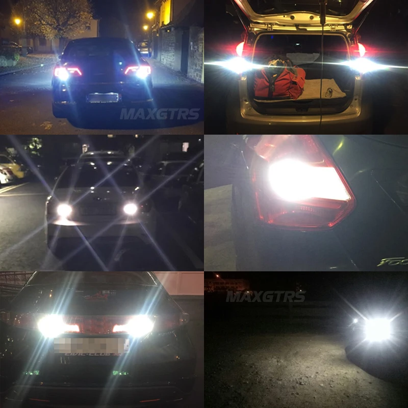 2x T15 W16W 921 912 Чрезвычайно яркий чип CREE 30 Вт светодиодный задний фонарь заднего хода