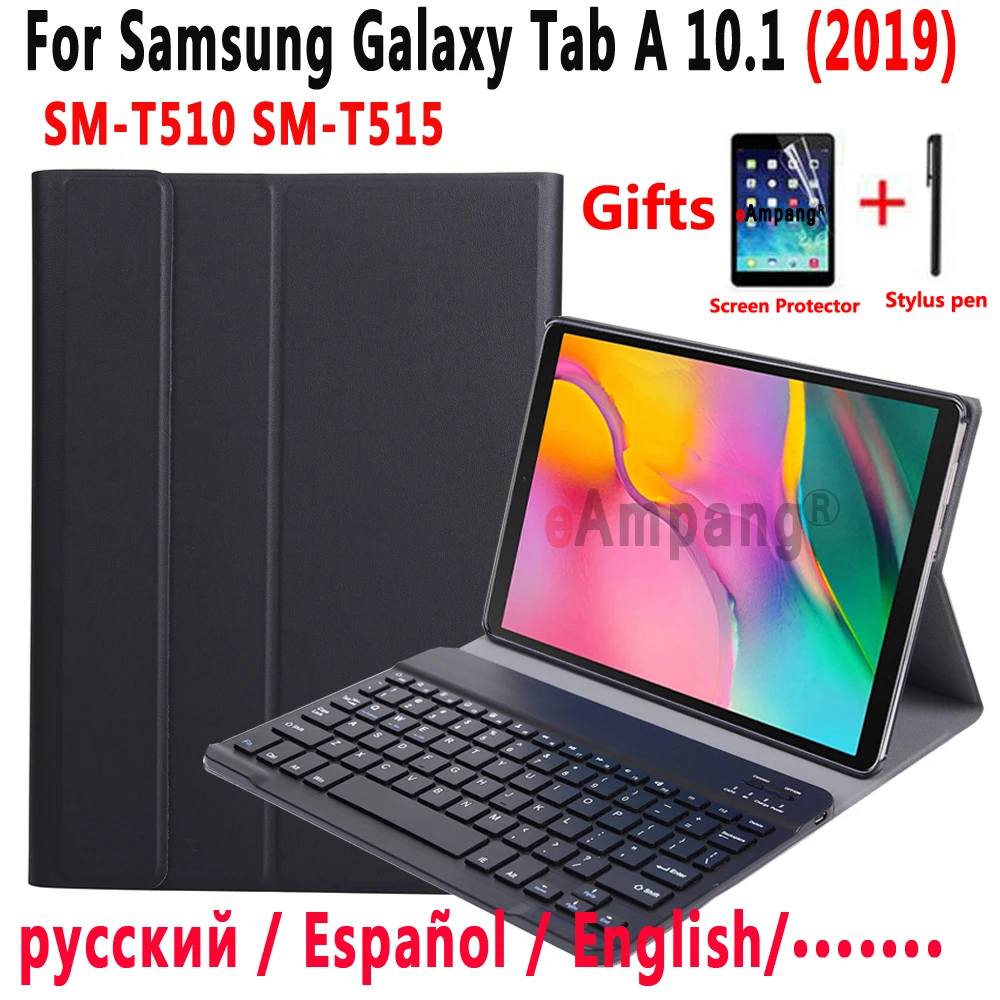 Чехол-клавиатура для samsung Galaxy Tab A 10,1 SM-T510 SM-T515 T510 T515 чехол-клавиатура для samsung Tab A 10,1 чехол+ клавиатура
