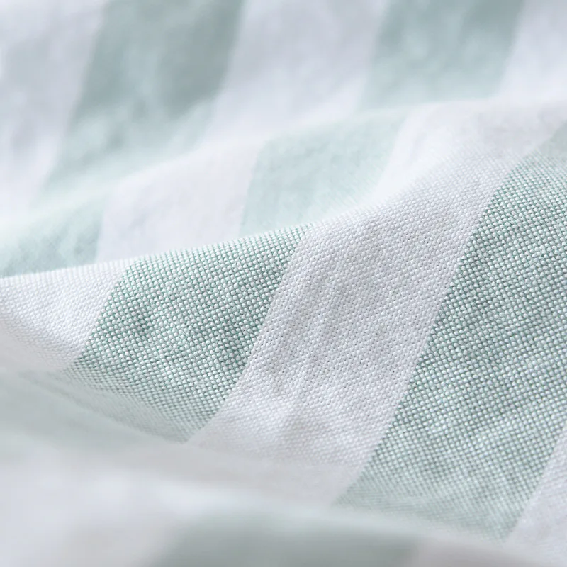 

Summer Short Sleeves Shirt Men Pure Cotton Striped Japanese Style Mens Shirts Camisa Masculina Korean Clothes Harajuku Shirt