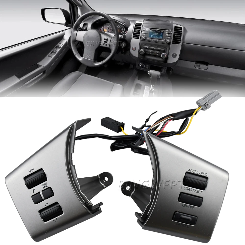 

Original 48430-ZL91C 48430-2Z511 For Nissan Frontier Xterra Pathfinder Car Steering Wheel Controls Volume Cruise Switch Buttons