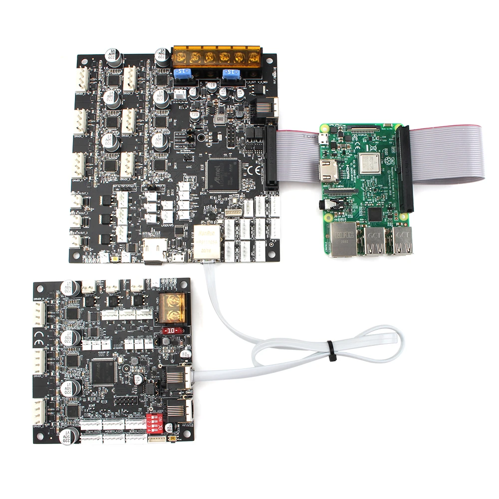 Online Geklont Duett 3 6HC Und Duett 3 Expansion 3HC + Raspberry Pi 3 Modell B Upgrades Board Modernsten 32bit Für 3D Drucker CNC Maschine