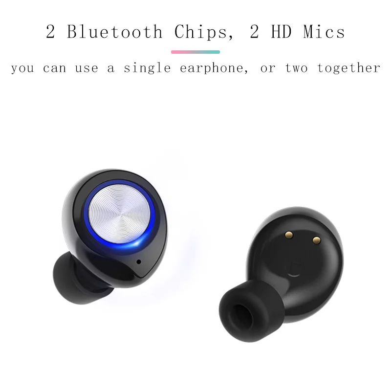 TWS наушники Беспроводные для Huawei Xiaomi Bluetooth гарнитура OPPO iPhone Samsung мобильный телефон