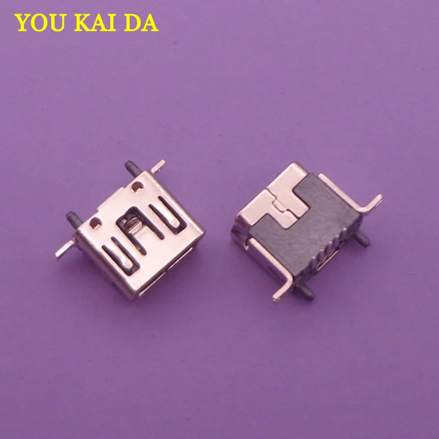 100PCS Mini USB Type B Female 5 Pin DIP Vertical Leg PCB 180 degree Socket Connector V3 Micro Short paragraph | Обустройство дома