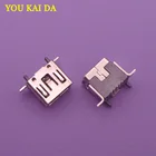 5 шт. мини USB Тип B Женский 5 Pin DIP Вертикальная нога PCB 180 градусов разъем V3 Micro USB короткий пункт