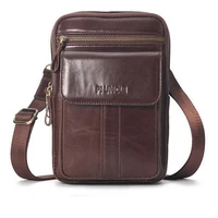 vintage messenger chest bags genuine leather shoulder bag for men back pack crossbody pack satchel sling pack back packs