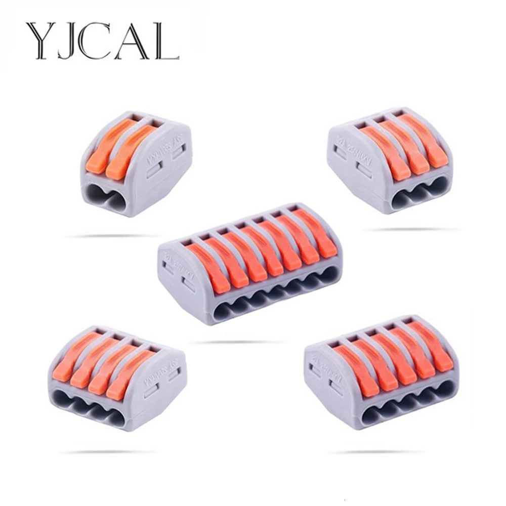 Соединитель для проводов 30/50/100 шт. нажимная Клеммная колодка универсальные