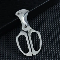 jifeng portable stainless steel blade cigar cutter scissors cigar accessories travel with gift box for cohiba cigars ct 004