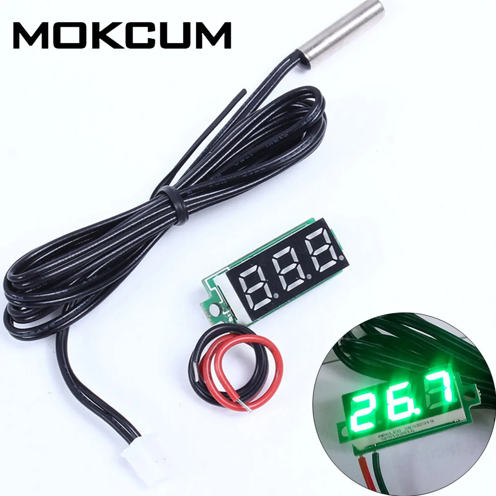 датчик температуры Светодиодный дисплея 0 28 дюйма внутренний термометр