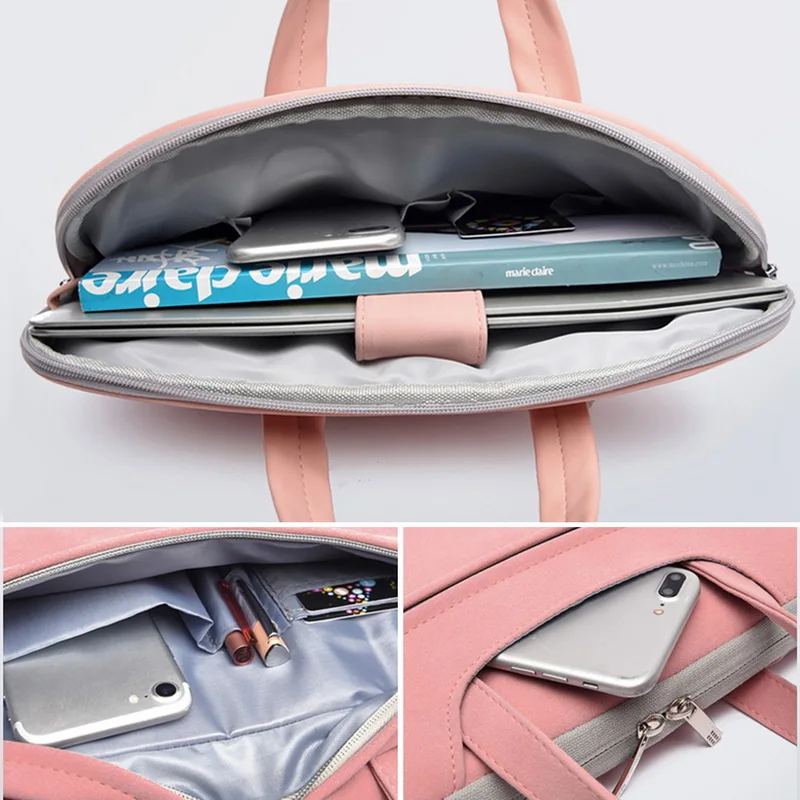 Женская сумка для ноутбука из искусственной кожи чехол портфель Macbook на плечо