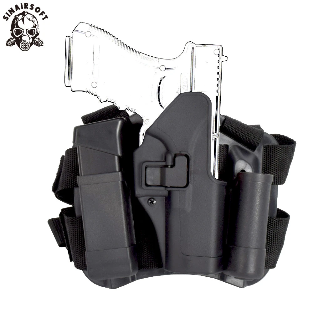 

Тактическая кобура CQC G17 с правой ручкой, подходит для пистолета Glock 17 19 22 23 31 32, для пейнтбола, стрельбы, охотничьих аксессуаров