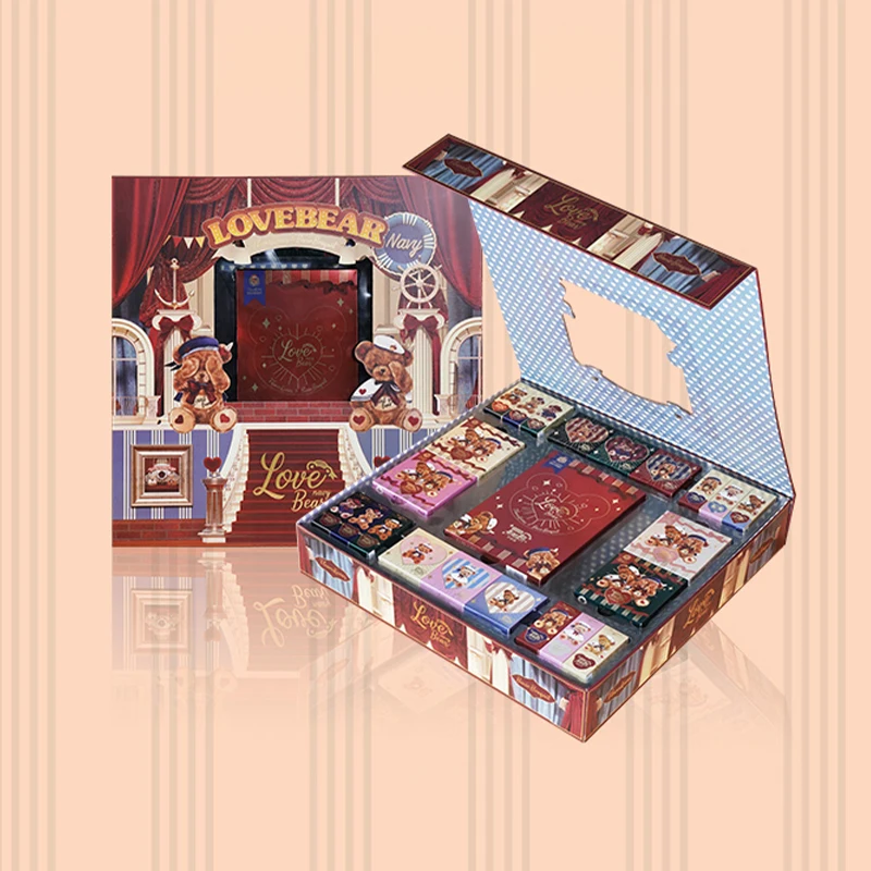 

Teddy Bear All In Makeup Full Set Gift Box Eye Shadow Lipstick Blush Girl Makeup Combination for Girlfriend Gift Holiday Gift