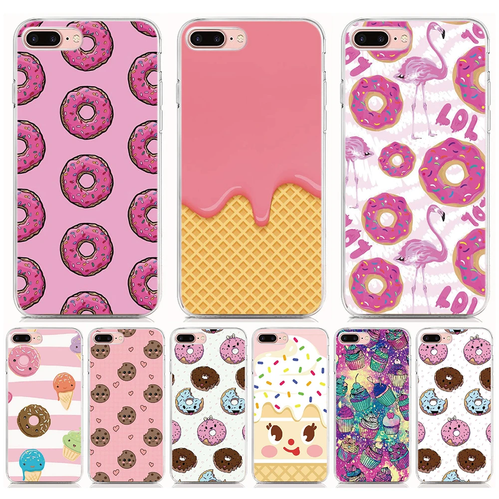 

For Doogee N40 N30 N20 Y9 Plus Y8 Y8C X50 S88 Pro Mix 2 Case Soft TPU Doughnut Back Cover For Doogee Y9 Plus Phone Case