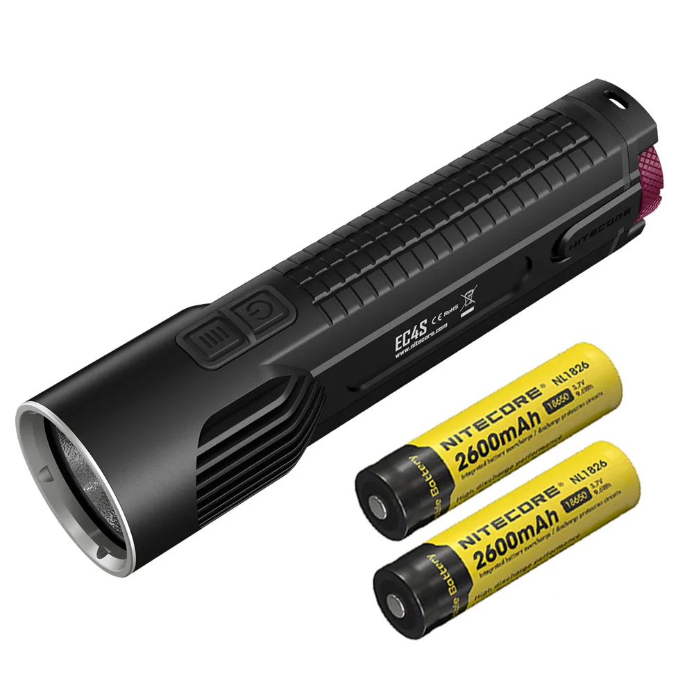 EC4S NL1826 NITECORE EC4S фонарик CREE XHP50 светодиодный портативный фонарик Макс 2150 люмен расстояние луча 280 м Открытый тактический фонарь - Испускаемый цвет: EC4S NL1826