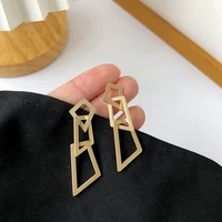 s925 needle women jewelry fashion statement earrings 2021 new design vintage temperament metal drop earrings for women gifts