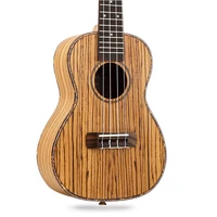 hot sale 23 inch 4 strings zebra wood ukulele rosewood fretboard hawaiian mini guitar music instrument tree shape ukelele uk2332