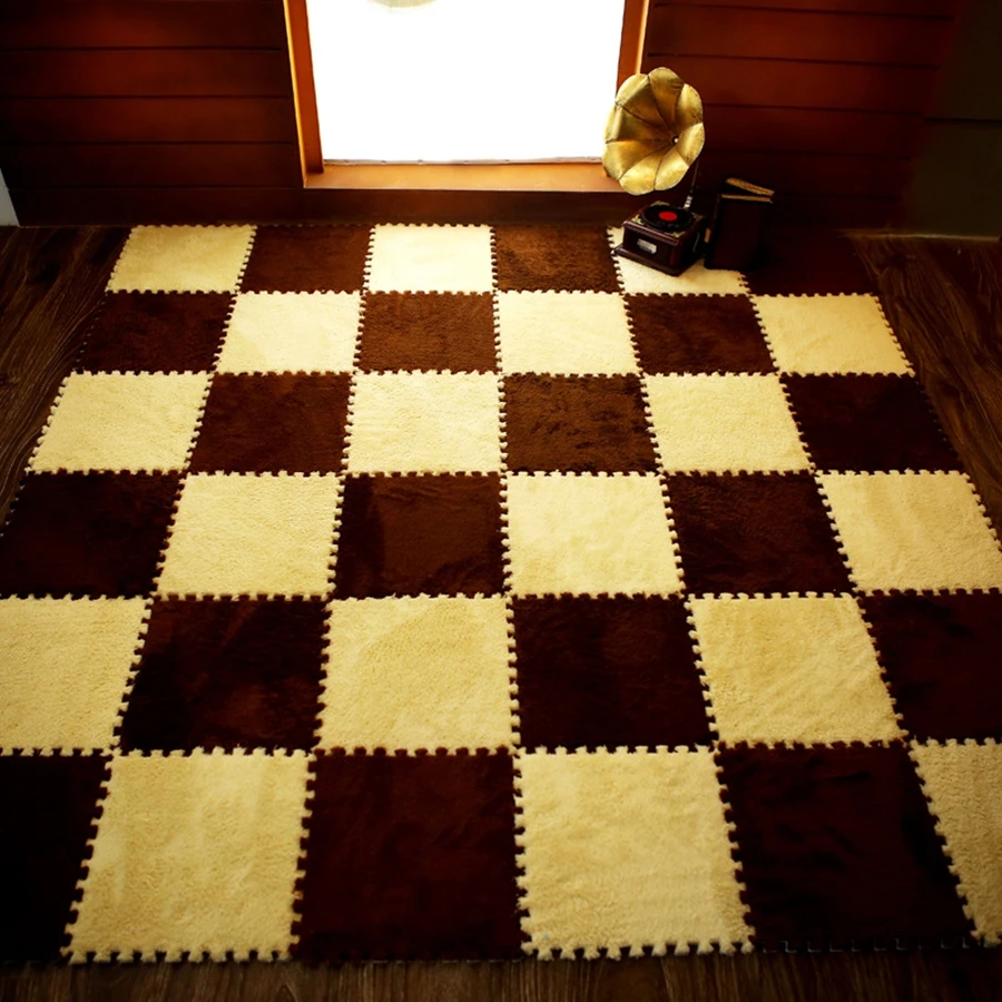 10/12/30 шт. DIY 30*30*1 см гостиная спальня для детей мягкий ковер Magic лоскутное