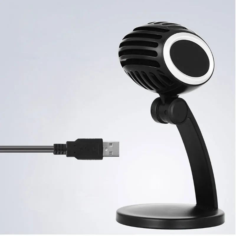Настольный микрофон 360 градусов звукосниматель голосовой разъем и