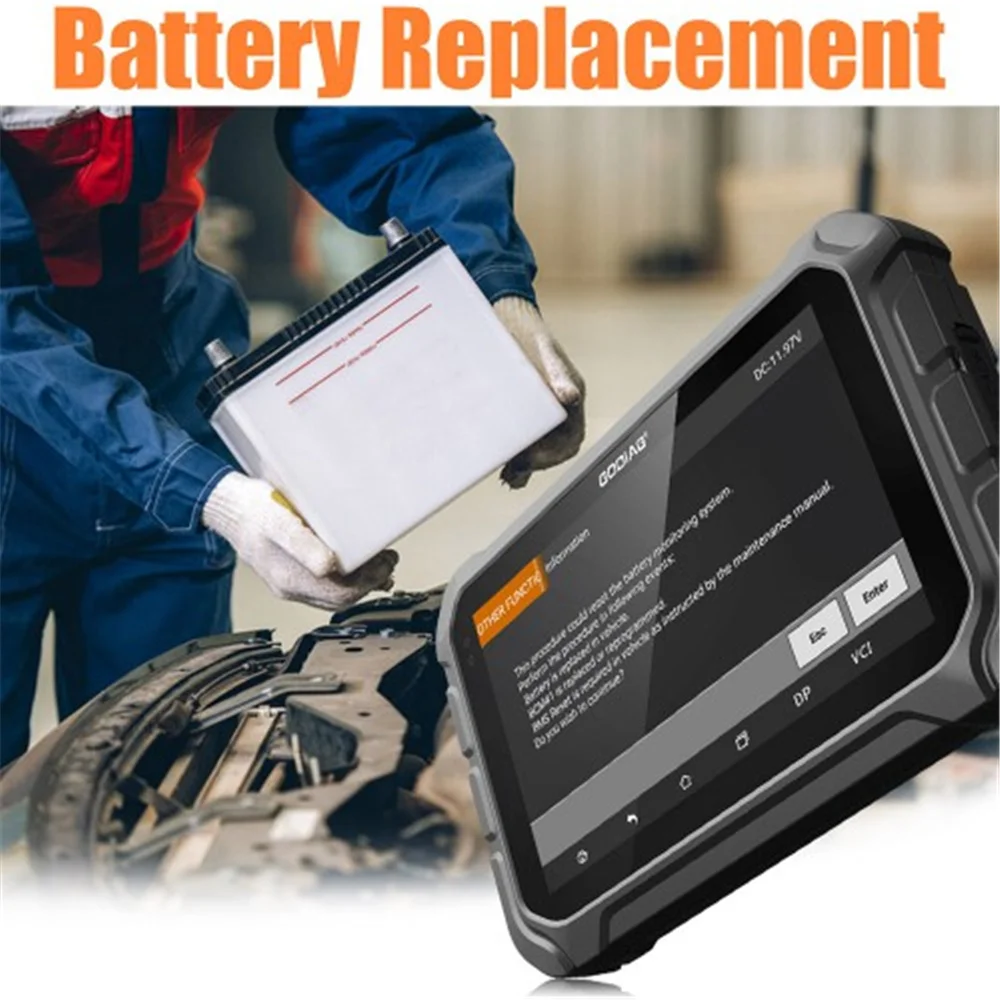GODIAG GD801 программатор ключей Многоязычный поддержка ABS EPB TPMS EEPROM |