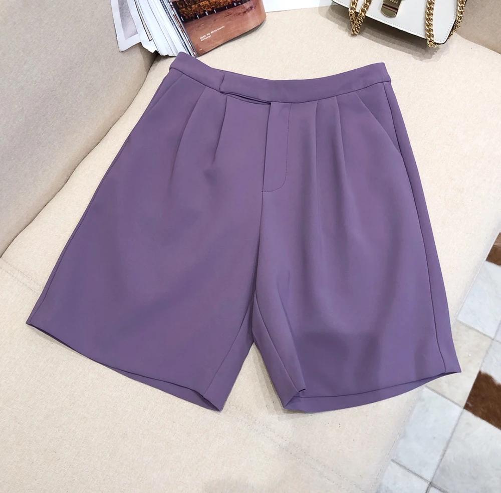 

2020 New Women 2 pieces Set High Fashion Blazer Coat and Shorts Set