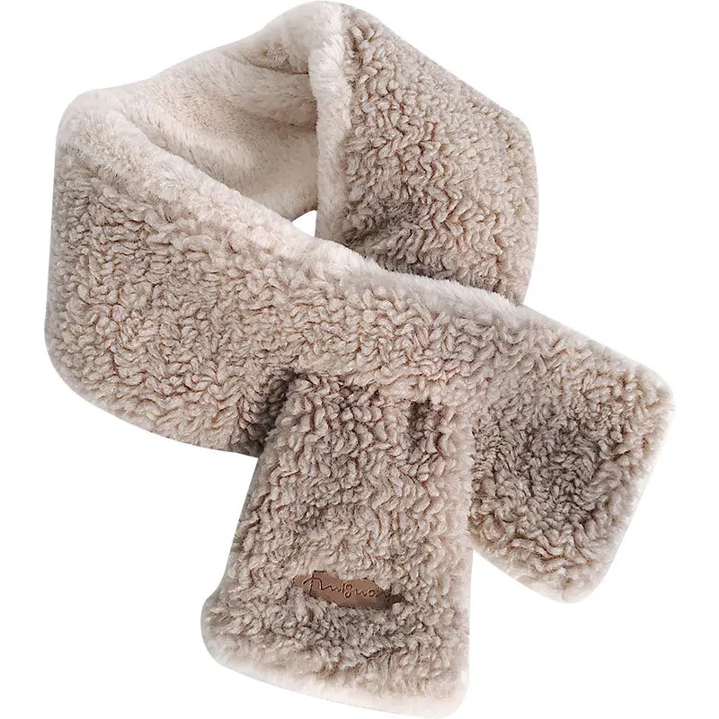 Шарф гетры женский модный зимний шарф из искусственного меха 2019 верхняя одежда