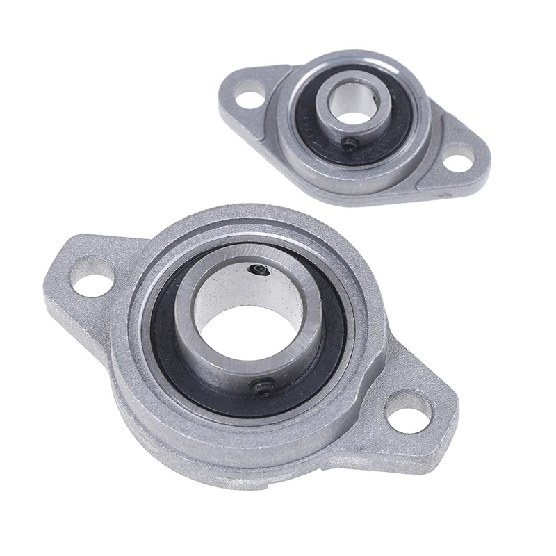 

1/2PCS KFL003 KFL08 Pillow Block Bearing 17/ 8mm Bore Diameter Zinc Alloy Rhombic Flange Bearing