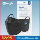 Маска Elough ffp2 kn95 с фильтром KN95, многоразовая, от пыли, для взрослых, сертификация CE