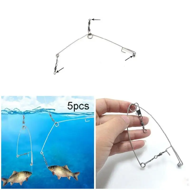 5 шт. рыболовные крючки из нержавеющей стали | Спорт и развлечения