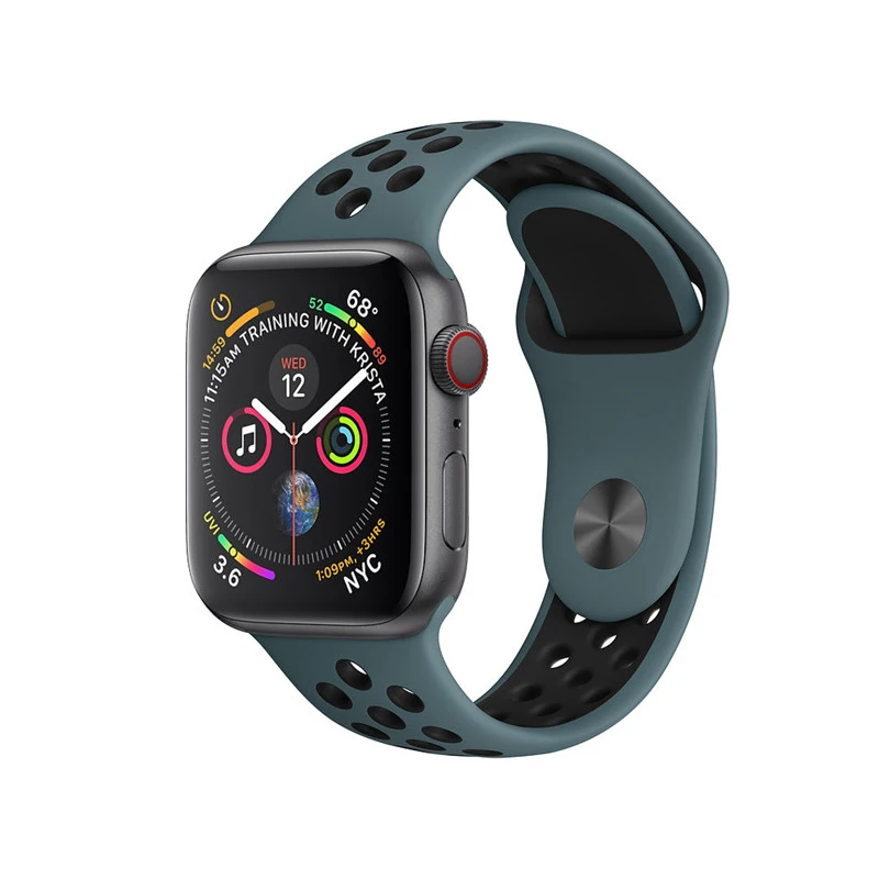 Ремешок для apple watch 42 мм 38 мм силиконовый браслет correa iwatch 5 4 3 2 44 мм 40 мм спортивный браслет pulseira apple watch 4 аксессуары