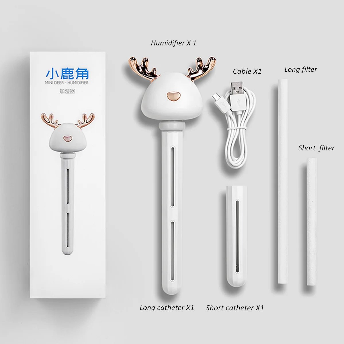 Рога увлажнитель воздуха креативный без ограничений портативный ультразвуковой