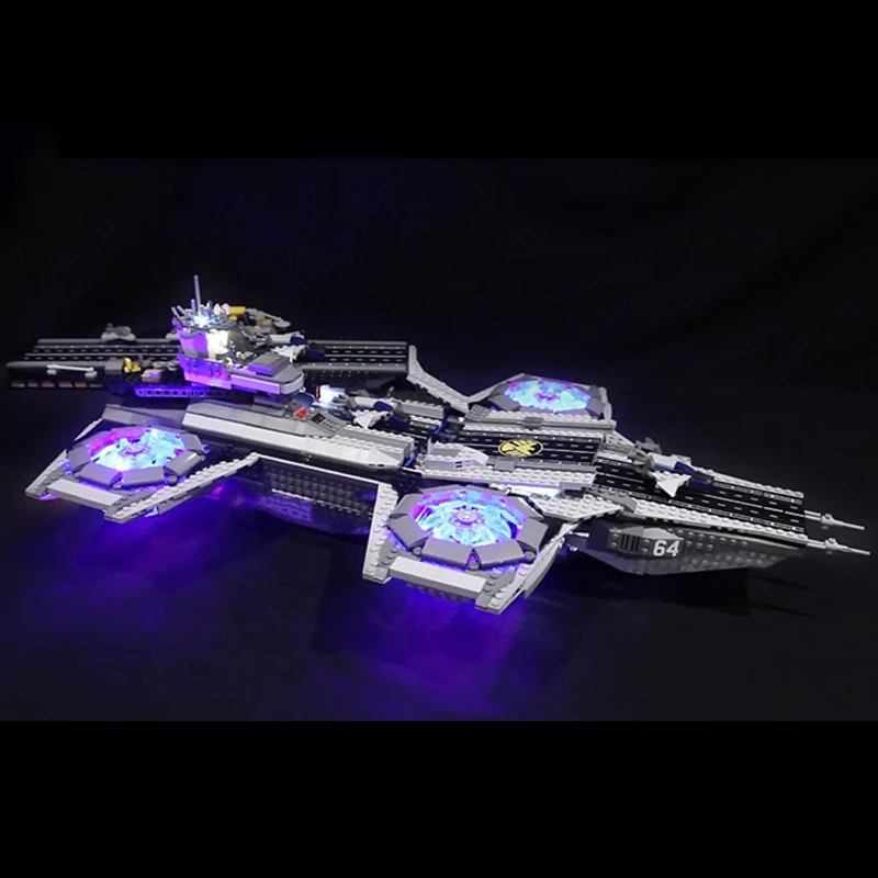 

LED light up kit for The SHIELD Helicarrier 76042 Super Heroes Building Blocks Bricks (only include light)