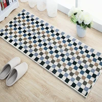 classic plaid kitchen rugs doormat non slip floor mat waterproof comfortable area rugs for living room decor