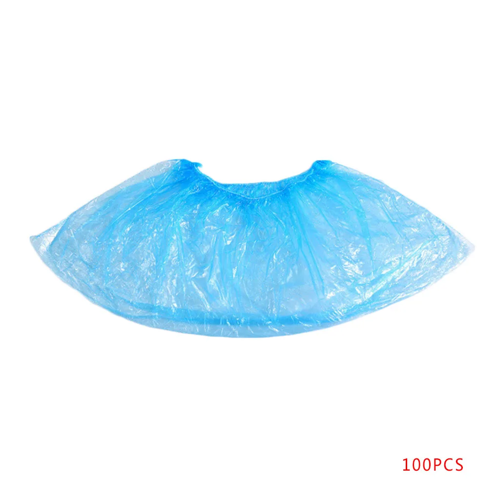 Одноразовые Чехлы для обуви 100 шт. водонепроницаемые чехлы защиты домашнего пола