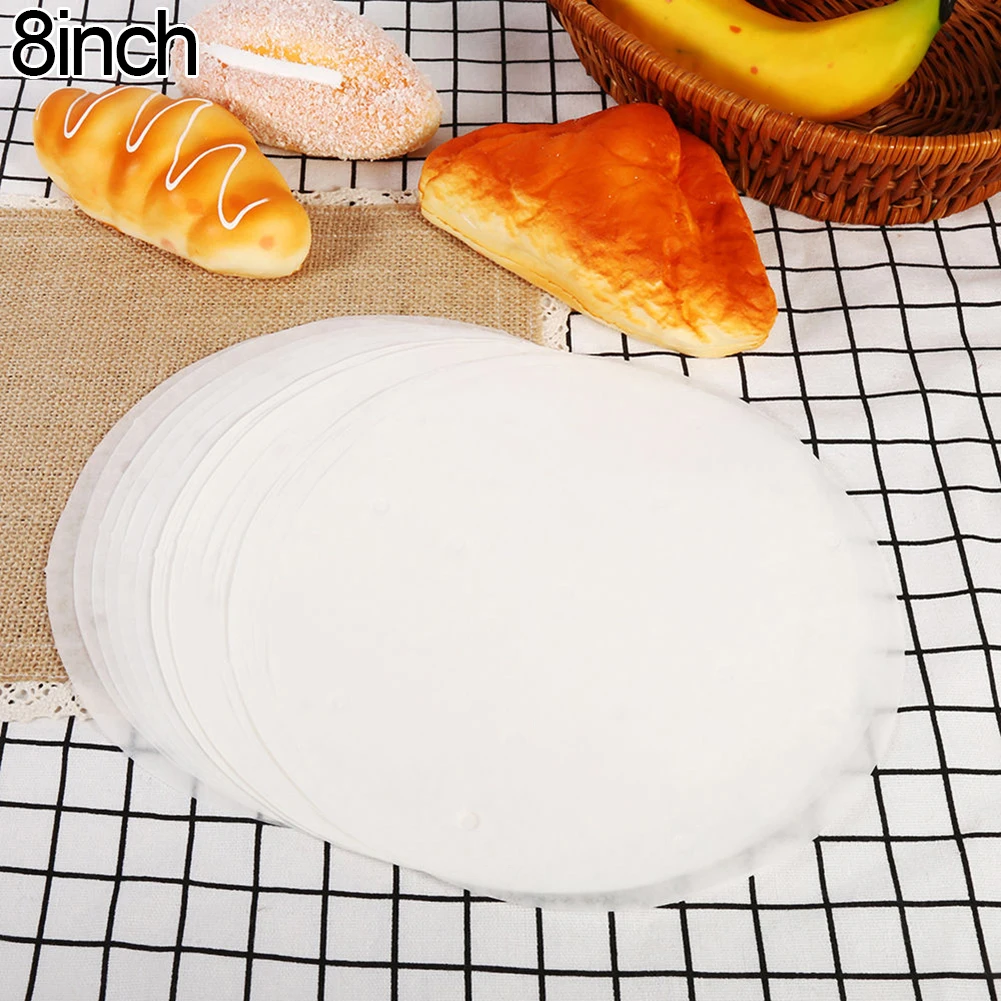 50 шт. Бамбуковая Пароварка Dim Sum бумага с антипригарным покрытием под паровой