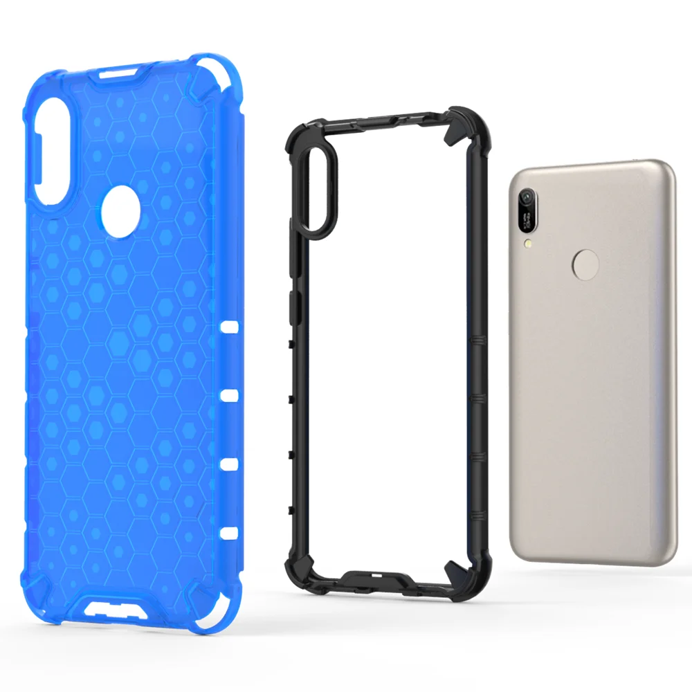 For Hauwei Honor 8X Y9 Y6 Prime Y7 Mate 20 New TPU+PC Honeycomb Rugged Hybrid Armor Hexa Core Case Cover Shockproof Shell KY390 | Мобильные