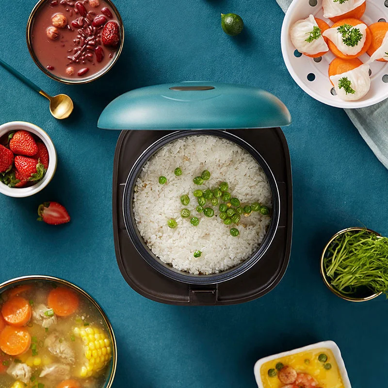 

1.6L Mini Rice Cooker Multi-function Electric Rice Cooker Non-Stick Household Cooking Machine Make Porriage Soup For 1-3 People
